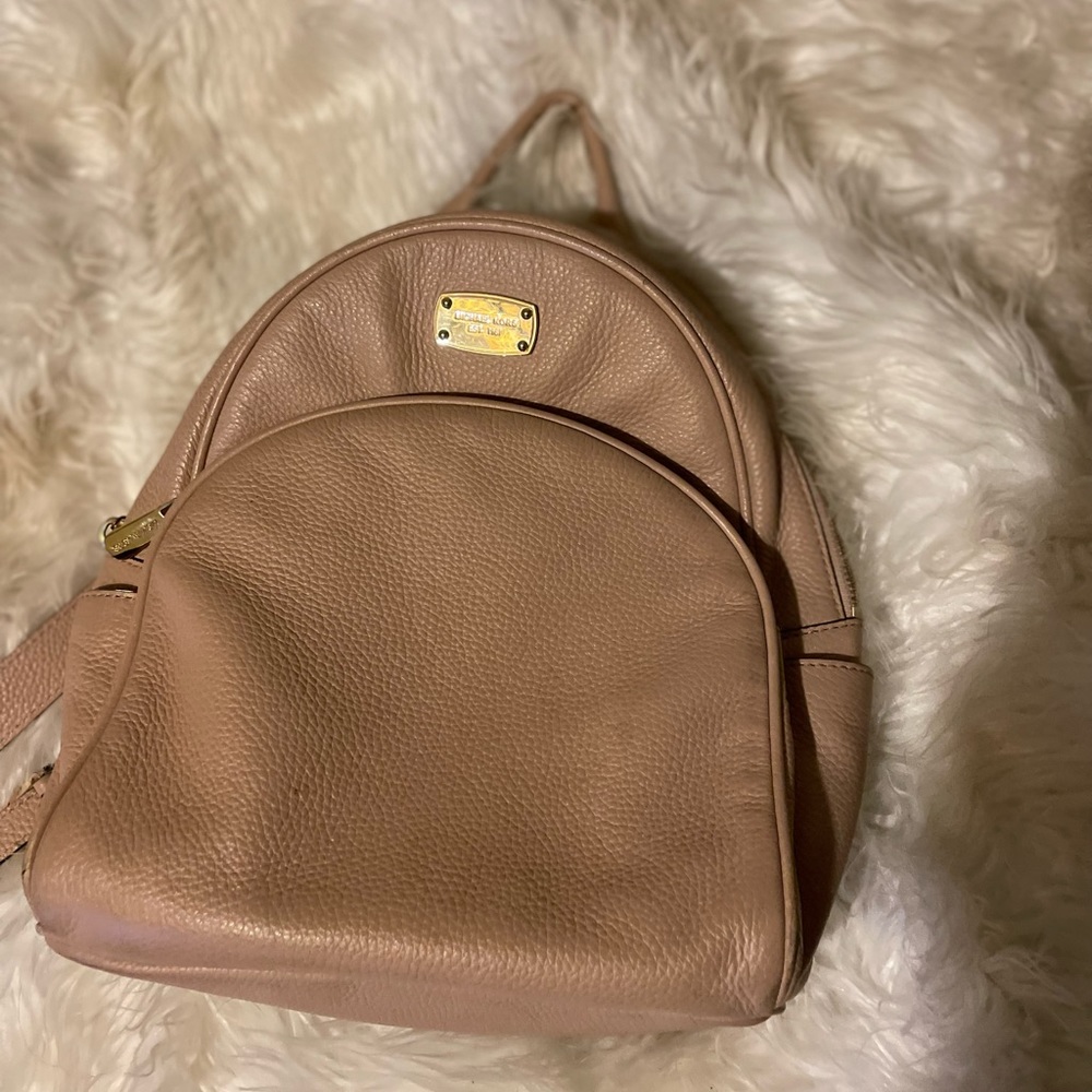 Pink backpack